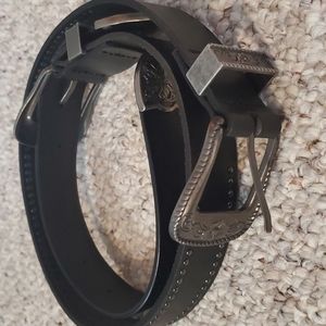 Black leather American Eagle XS belt